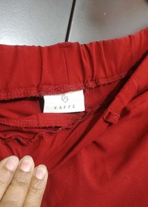 Rust Color Trouser Pant For Girl Or Woman 36 Waist