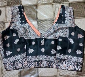 Paisley Print Sari Blouse