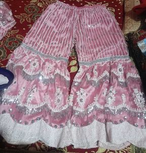 Pink Embellished Kurta Set