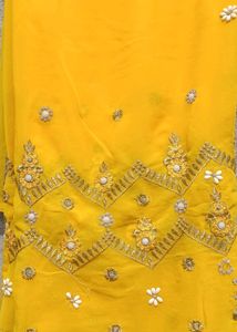 Yellow  Saree