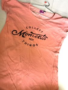 Peach Graphic Tee