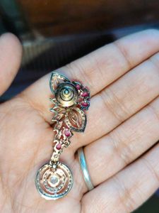 Elegant Ruby Earrings no flaw