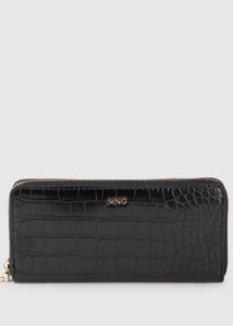 Mango crocodile skin effect wallet