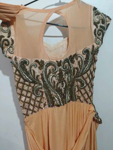 Elegant Ethnic Gown Saree Style