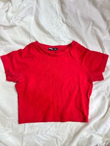 Bonkers Corner Red & Blue Crop Tops