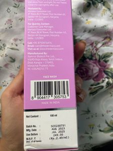 Derma Face Wash For Oil Control