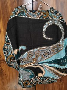 Boho Paisley  Poncho Top