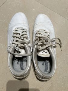 Puma white shoes