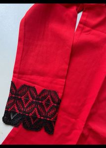 Red formal/ casual top