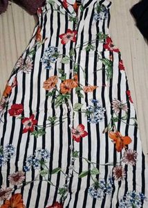 Maroon Kurta with Buttons