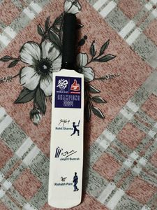 Thums Up Signed Cricket Bat - Champions 2024