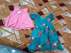 Combos Frock For Baby Girl ( 12-18)