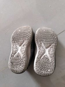 Grey Shoe Of Boy Kid