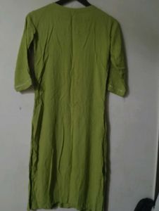 Green Striped Kurta
