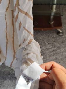 Beautiful Striped Cold Shoulder Maxi Dress