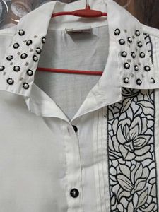 White Embroidered Kurta Set