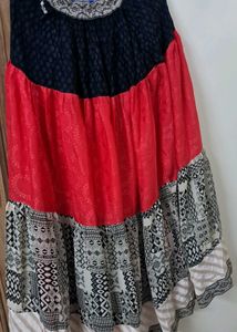 Boho Tiered Maxi Skirt