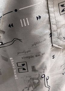 🩳 Men&#39;s Printed Lounge Shorts – Light Grey Tech P