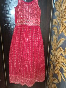 Party Wear Heavy Embellished Ethnic Gown