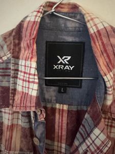 XRAY  Plaid Shirt - L