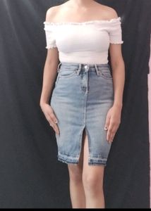 Denim Mini Skirt