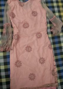 Pink Embroidered Salwar Kameez