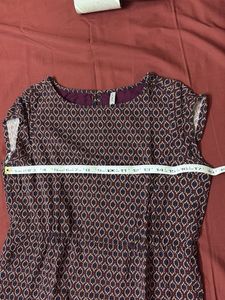 Patterned Casual Dress