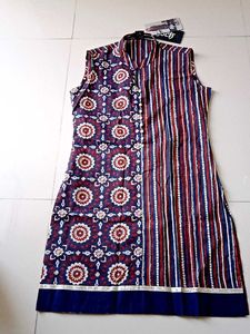Pure Cotton Sleeveless Kurta