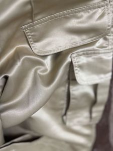 Satin Cargo Pants