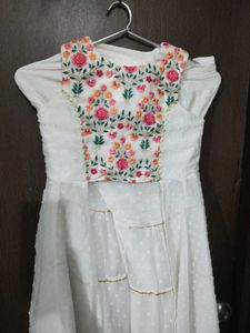 Girl's Festive Embroidered Sharara