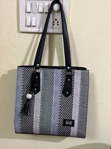 Striped Handbag