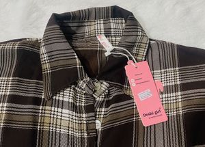 Brown Plaid Shirt