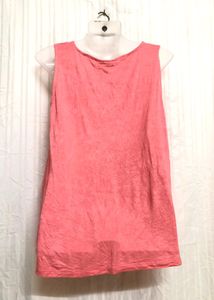 Casual Clothing Pink Sleeveless Top