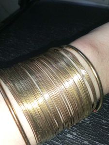 Multiple Wired Cuff Bangle.