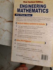 Engineering Mathematics - First Year