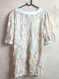 Ladies Fashion Lace Top Multicolour