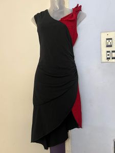 Pintrest Yk2 Asymmetrical Colorblock Dress