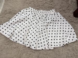 Polka Dot Mini Skort