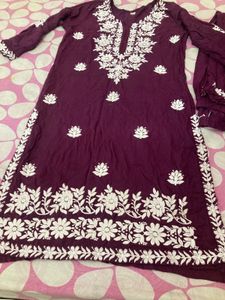 Elegant Embroidered Kurta Set