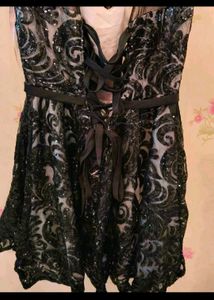 Sequin Dress In Net