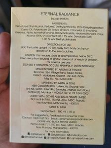 AND Eternal Radiance Perfume