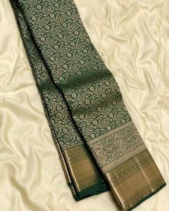 New Women Banarasi Silk Saree Festive