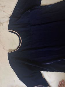 Elegant Navy Blue Kurta