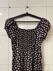 Floral Print Midi Dress