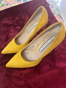 Zara Yellow Heels