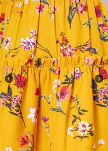 Floral Tiered Skirt