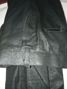 Cort Pant Black Colour One Pice Suit For Men