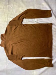 Brown Long Sleeve Top