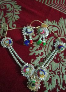 Gota Patti Multi Necklace