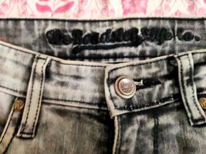 Acid Wash Denim Jeans